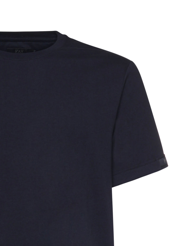 Fay T-shirts and Polos Blue Cotton