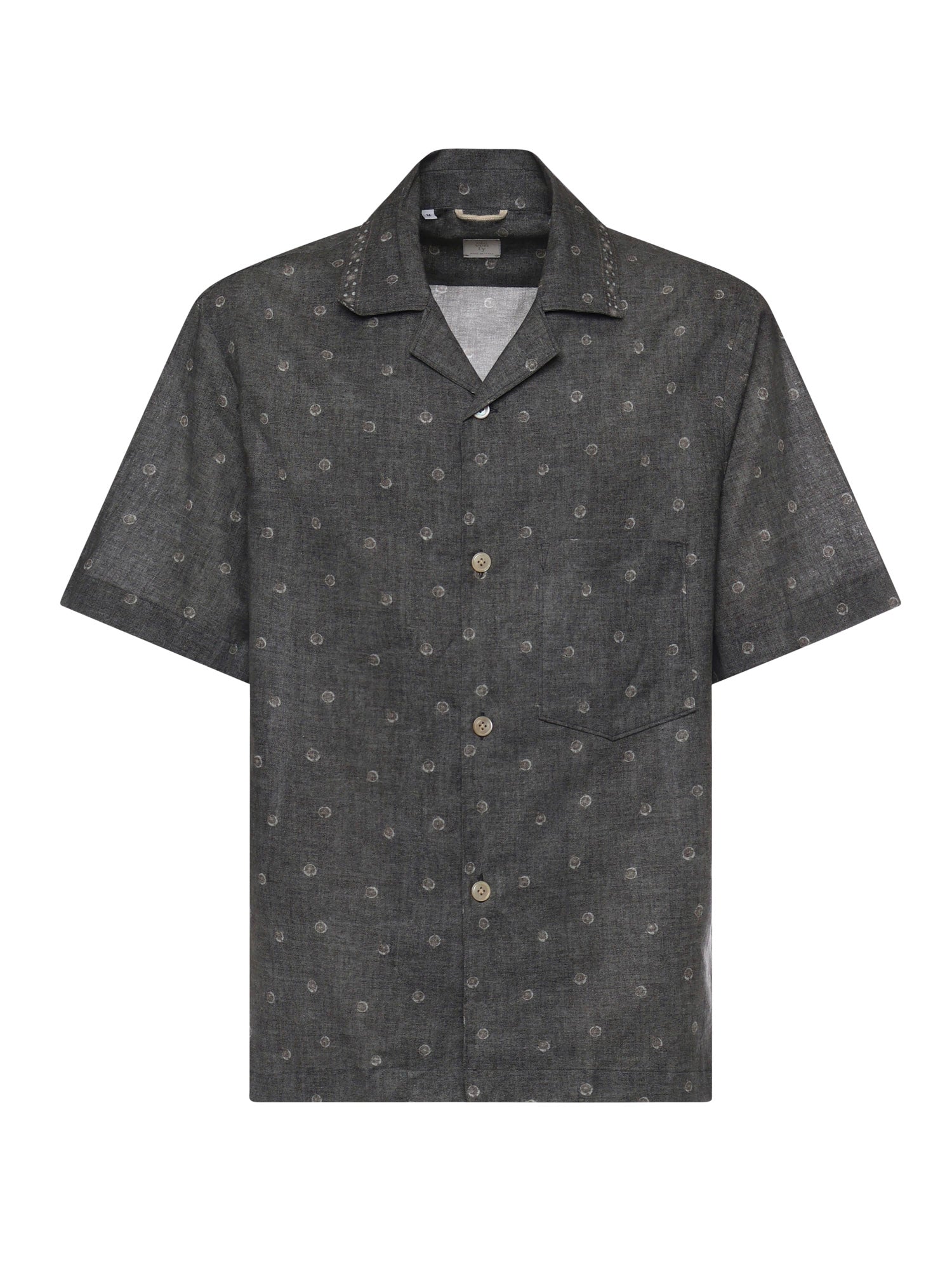 Eleventy Shirts Black Linen