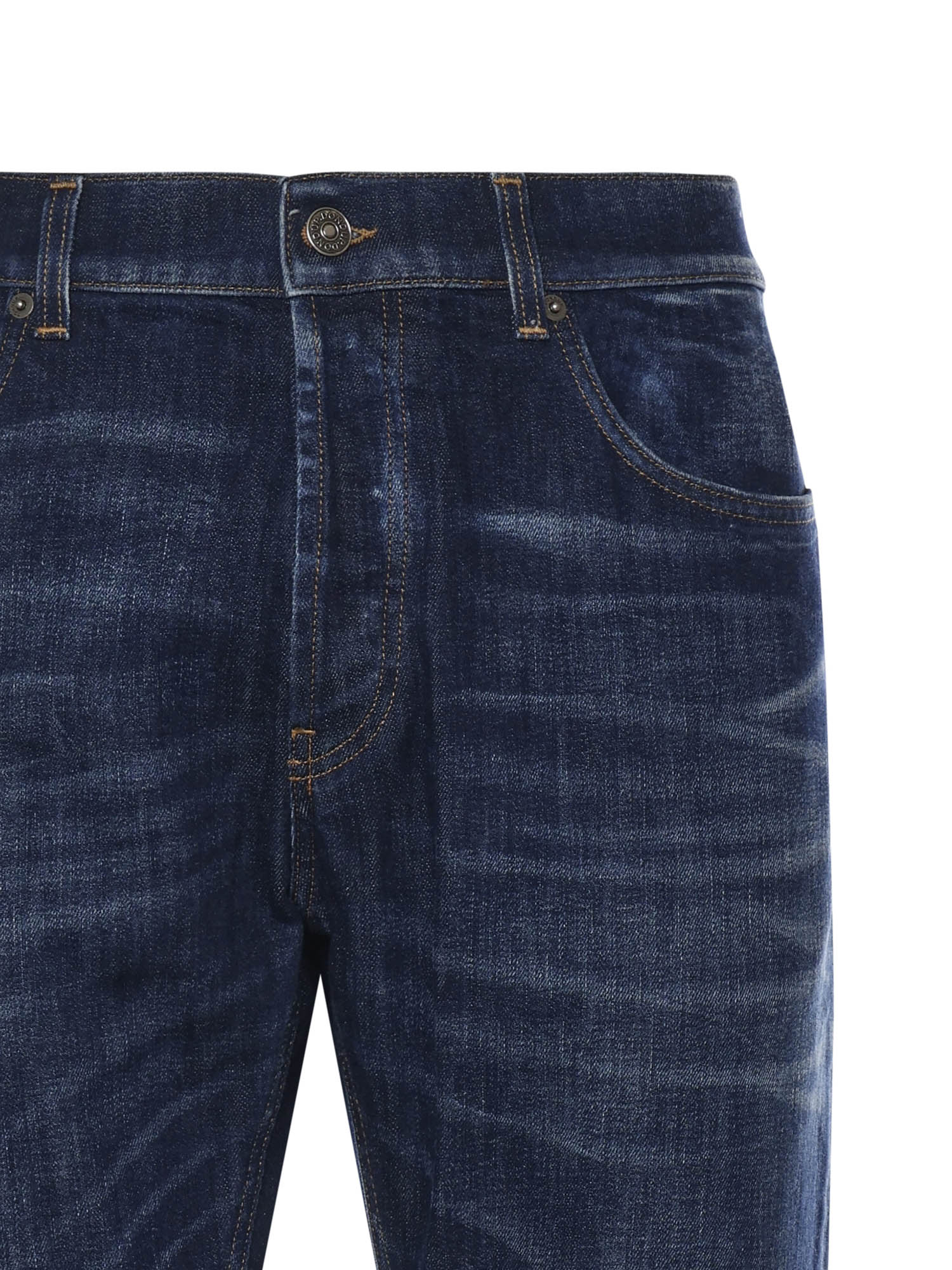Dondup Jeans Blue Cotton