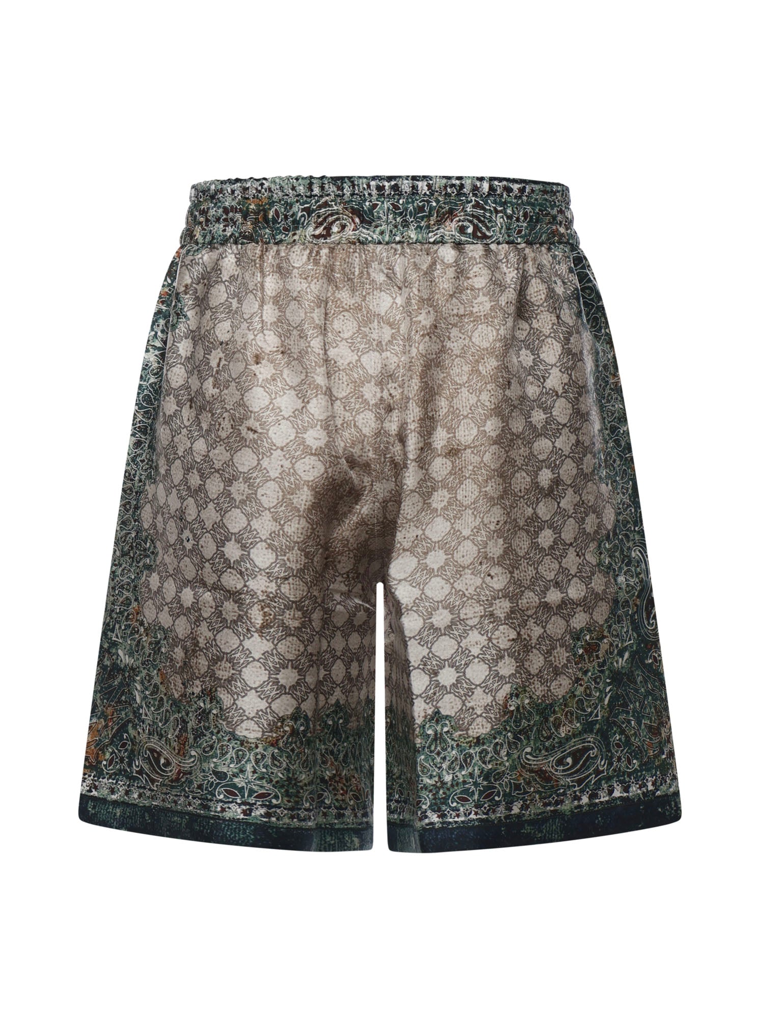 Amiri Shorts Red Silk