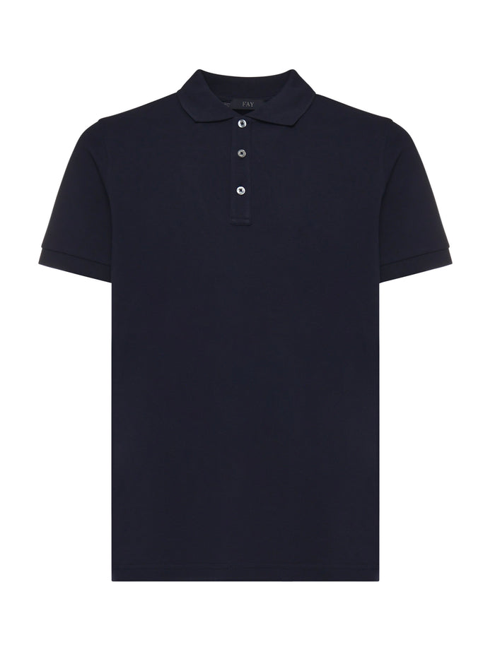 Fay T-shirts and Polos Blue Cotton