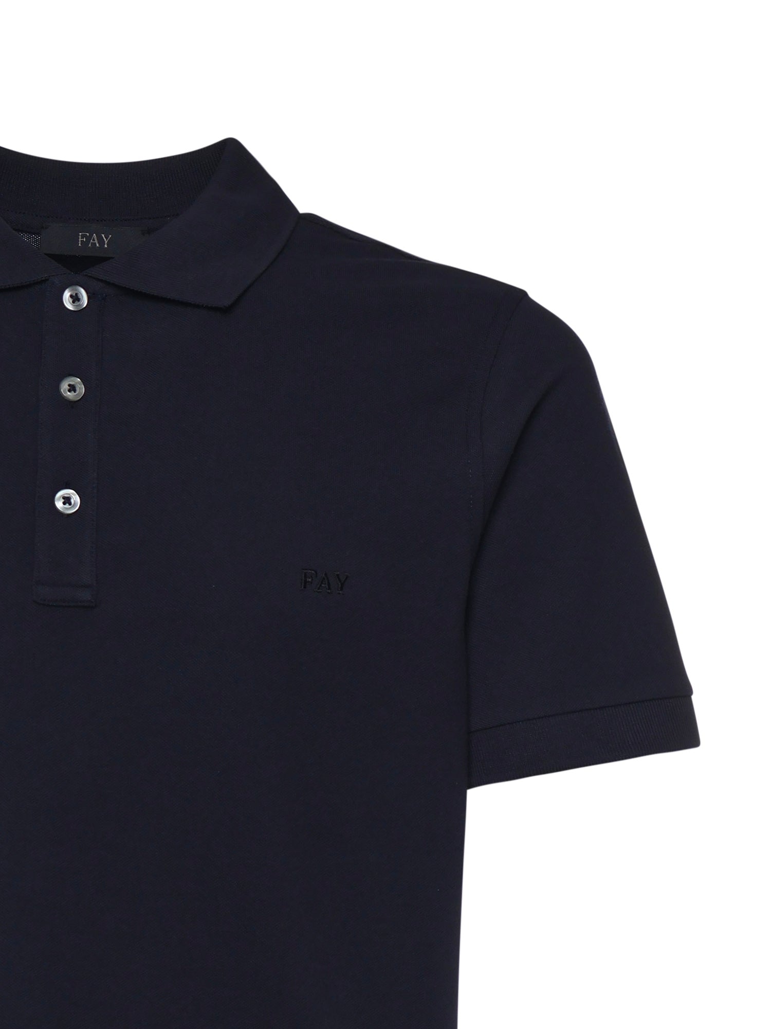 Fay T-shirts and Polos Blue Cotton