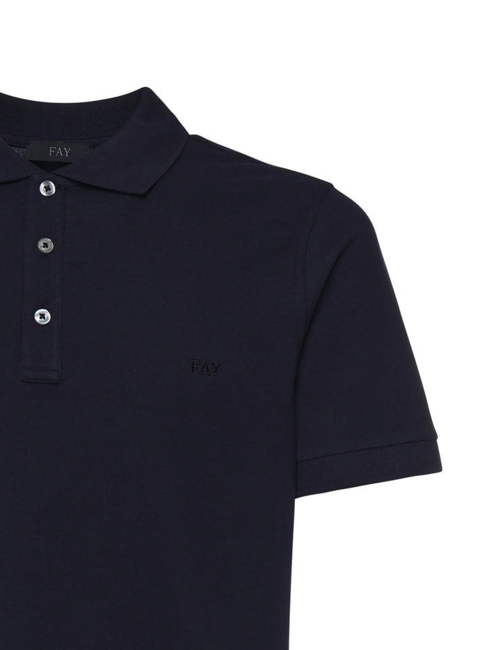 Fay T-shirts and Polos Blue Cotton