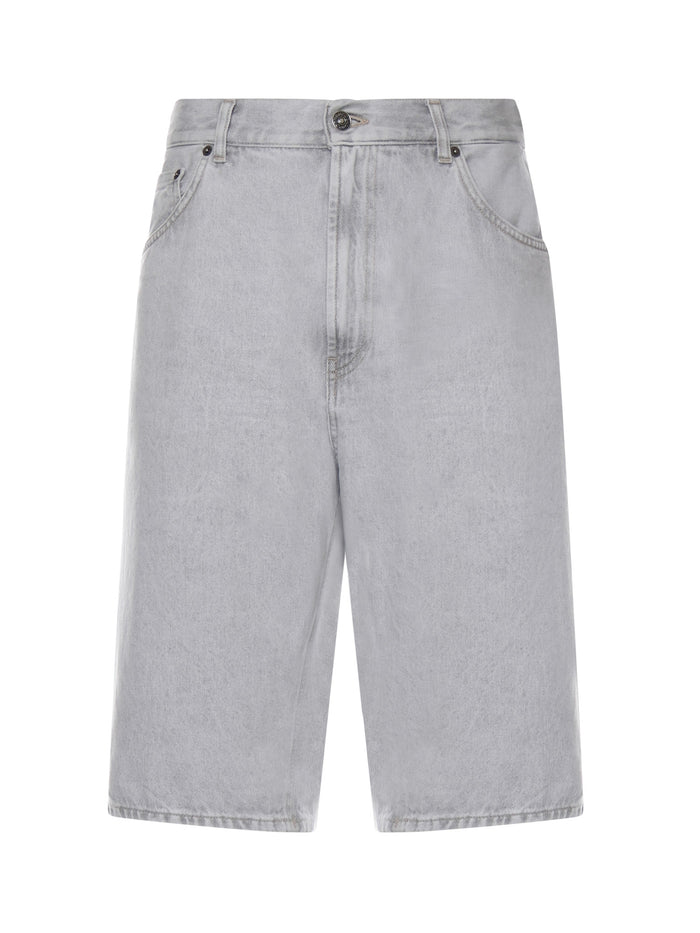Dondup Shorts Grey Cotton