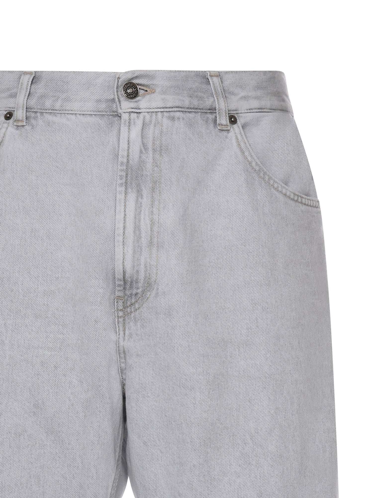 Dondup Shorts Grey Cotton