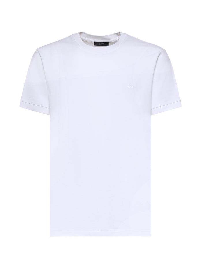 Fay T-shirts and Polos White Cotton