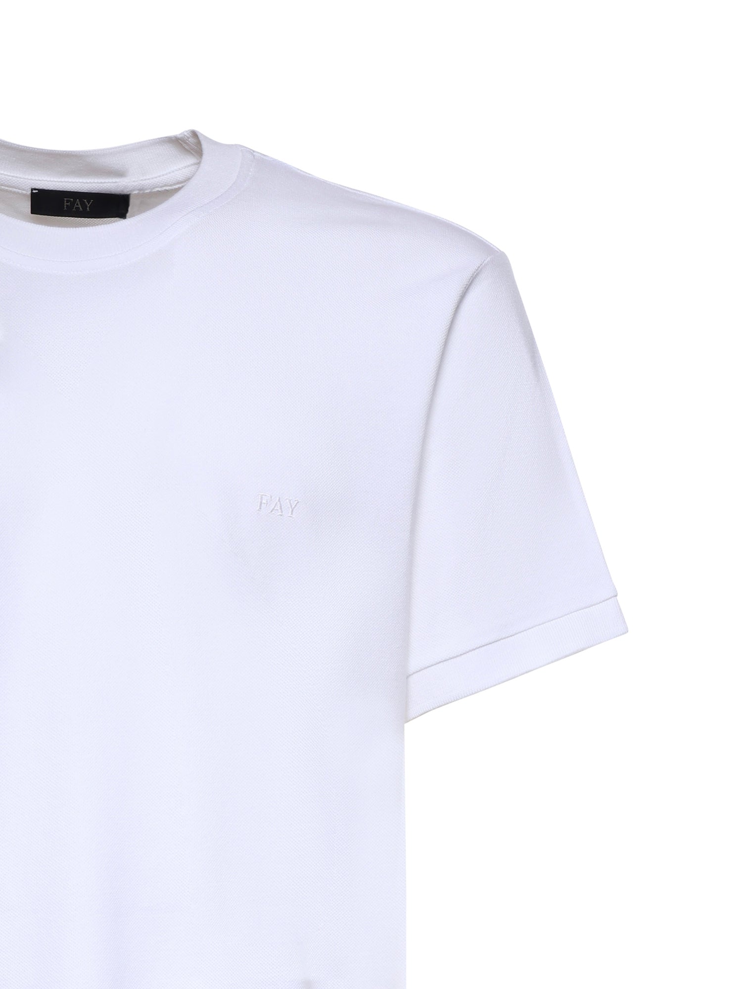 Fay T-shirts and Polos White Cotton