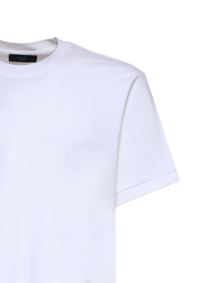 Fay T-shirts and Polos White Cotton