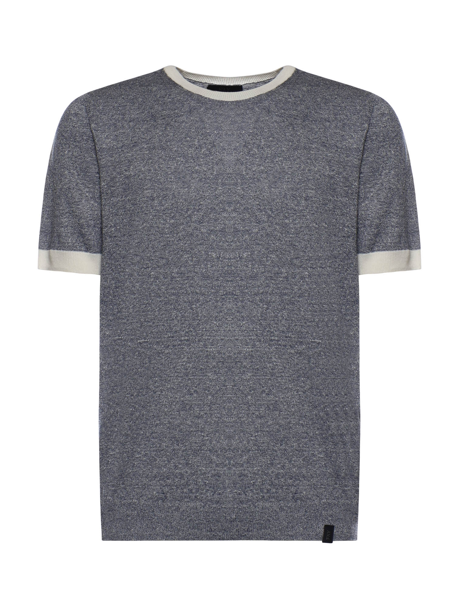 Fay T-shirts and Polos Blue Linen