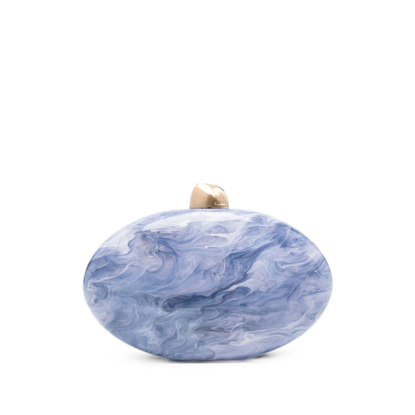 Clutch Bag Eviana Tidem Blue-White Blue/white Outer: Acrylic