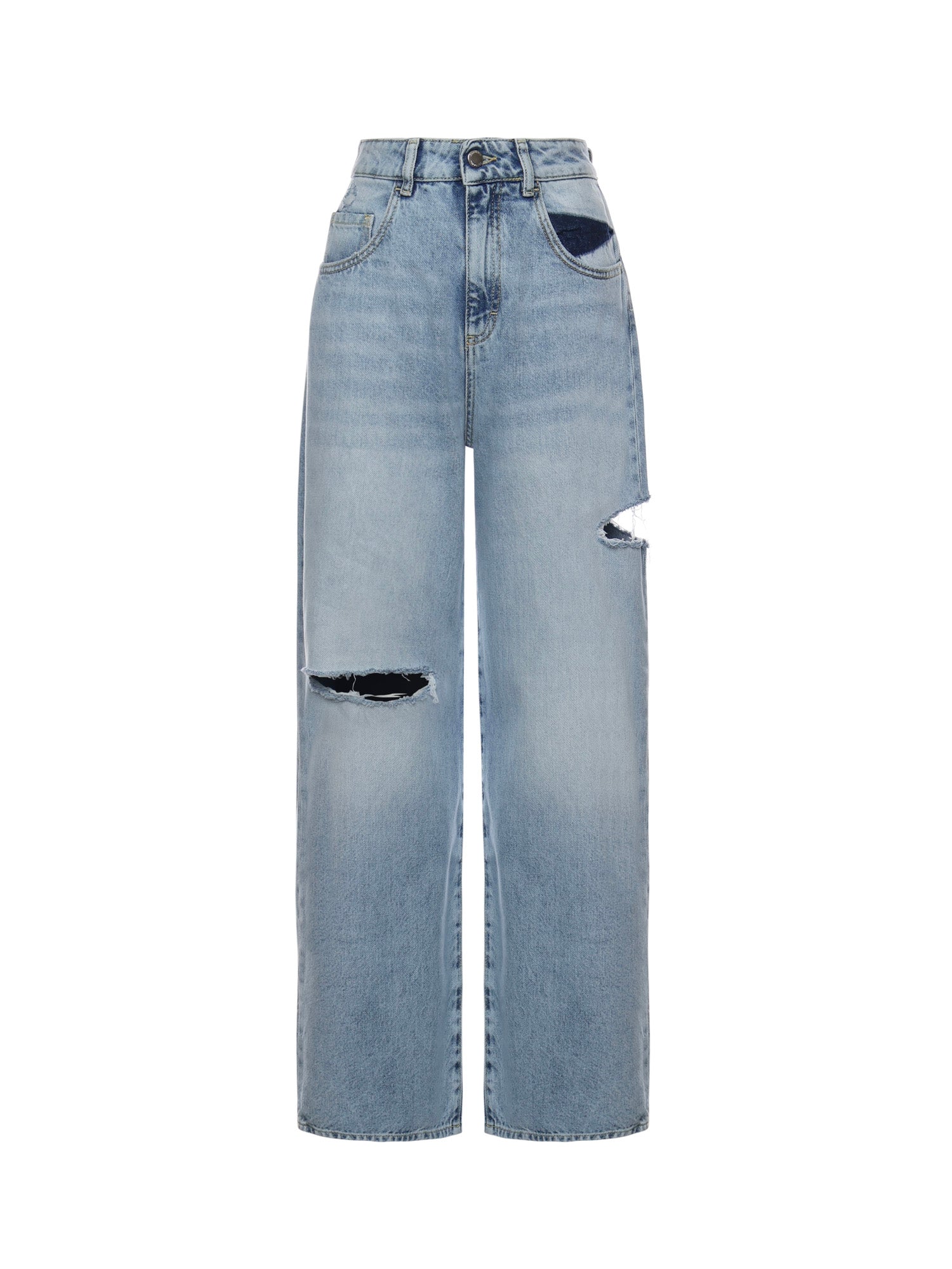 ICON DENIM Jeans Blue Cotton