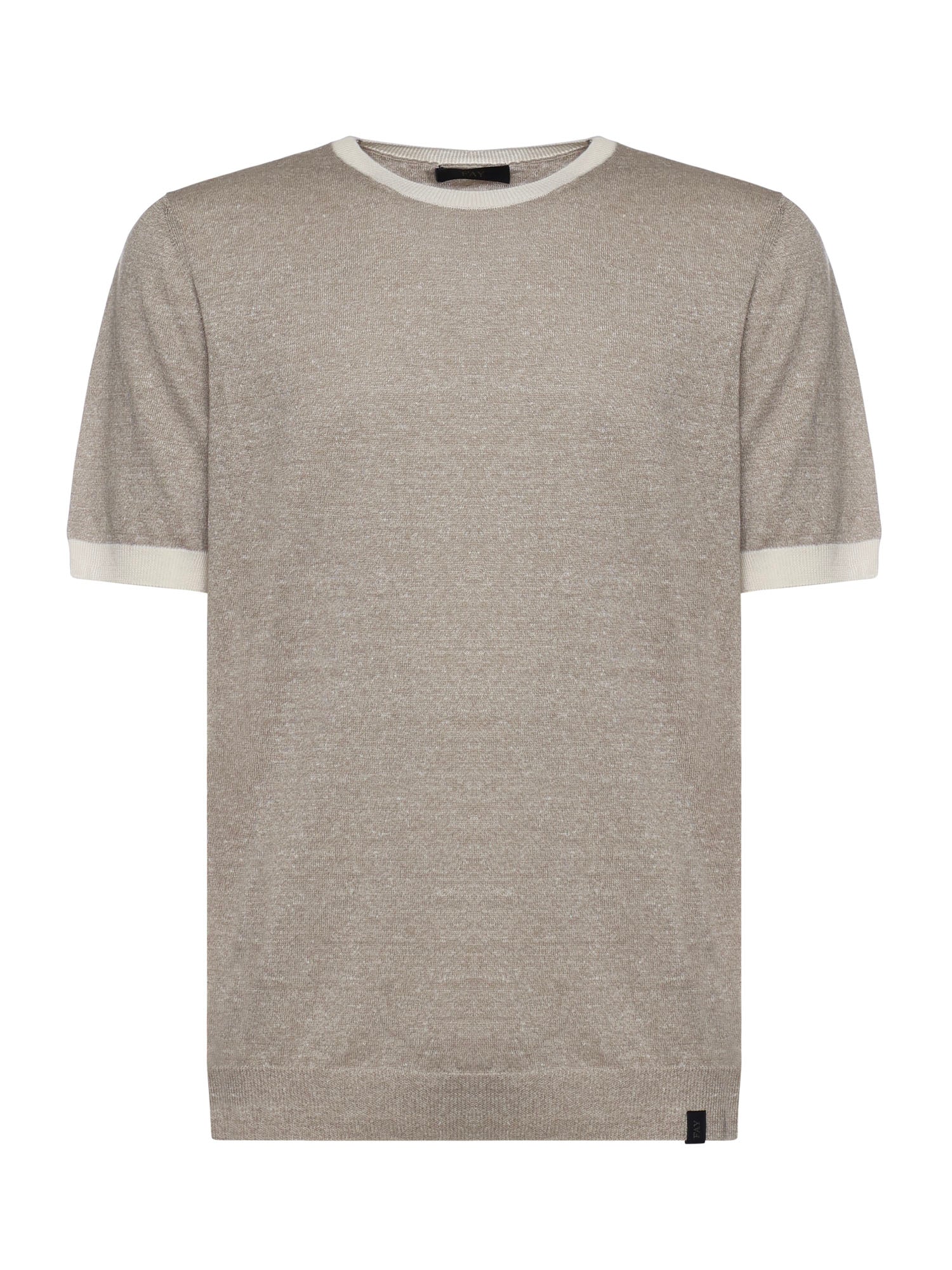 Fay T-shirts and Polos White Linen