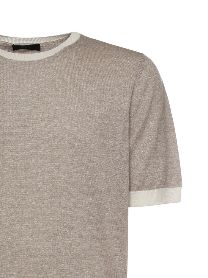 Fay T-shirts and Polos White Linen