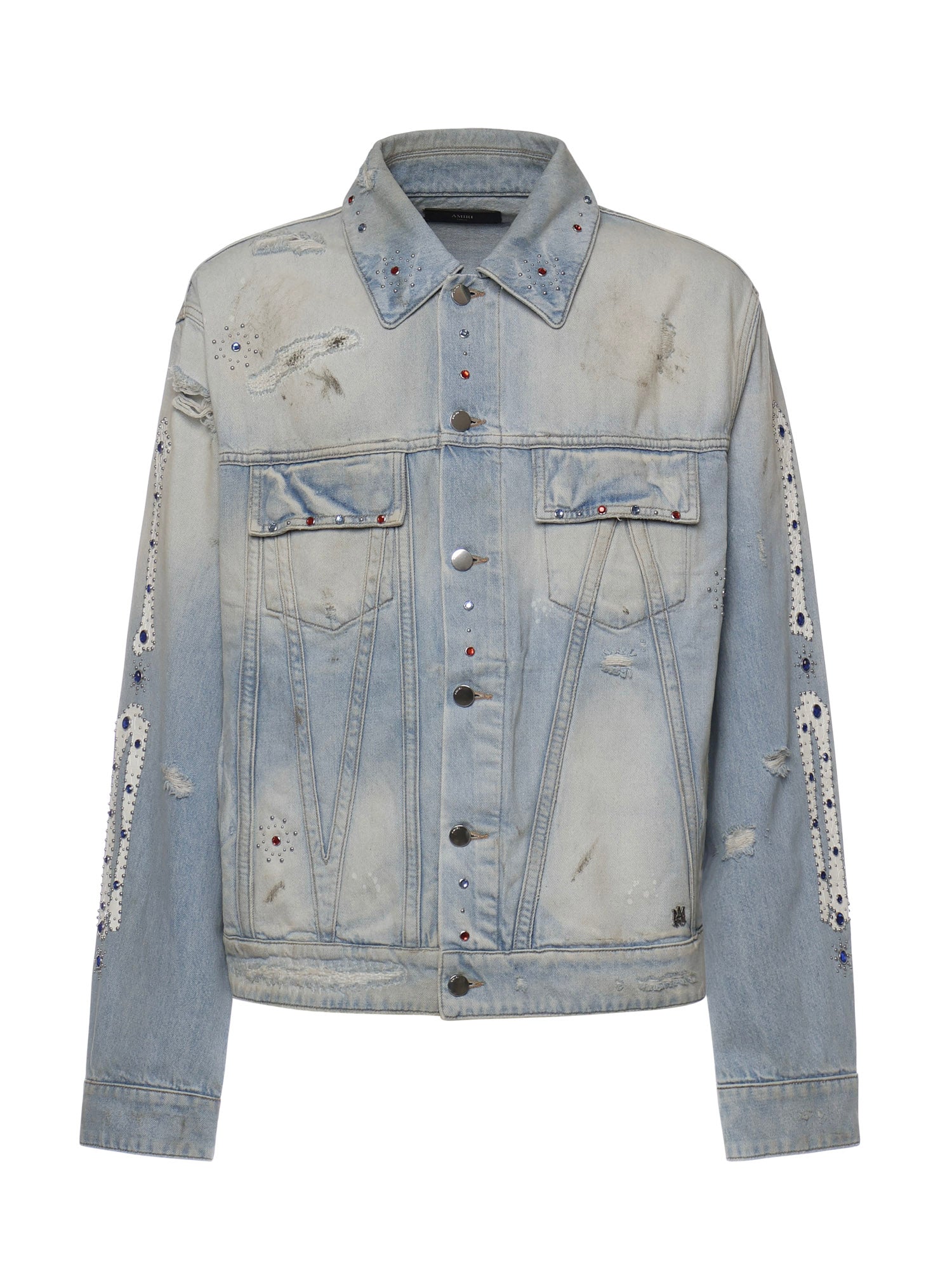 Amiri Coats Perfect Antique Indigo Cotton