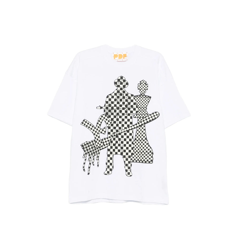 Graphic Print Cotton T-Shirt White T-shirts
