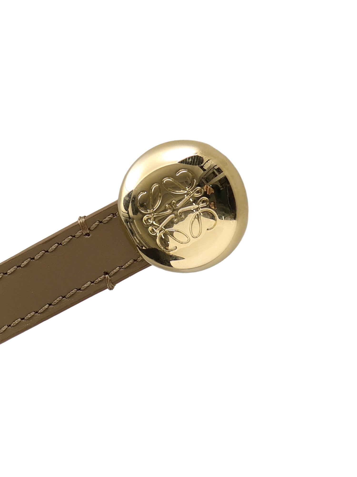 Loewe Belts Oak/gold Calfskin