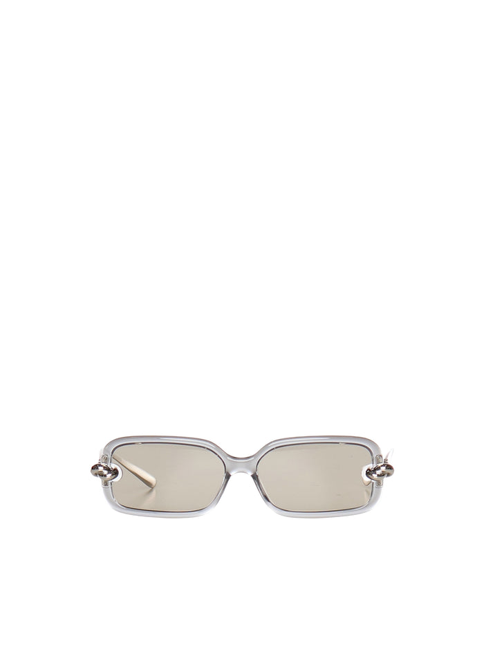 Bottega Veneta Sunglasses Grey-silver-grey Polyamide
