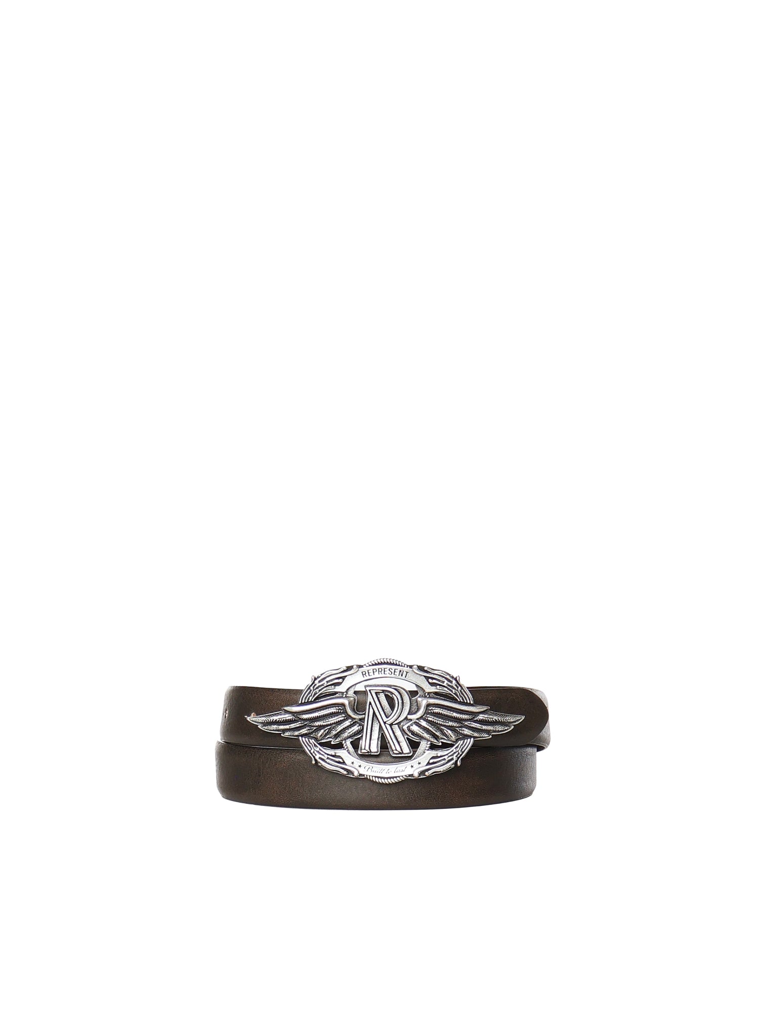 Represent Belts Dark Brown Leather