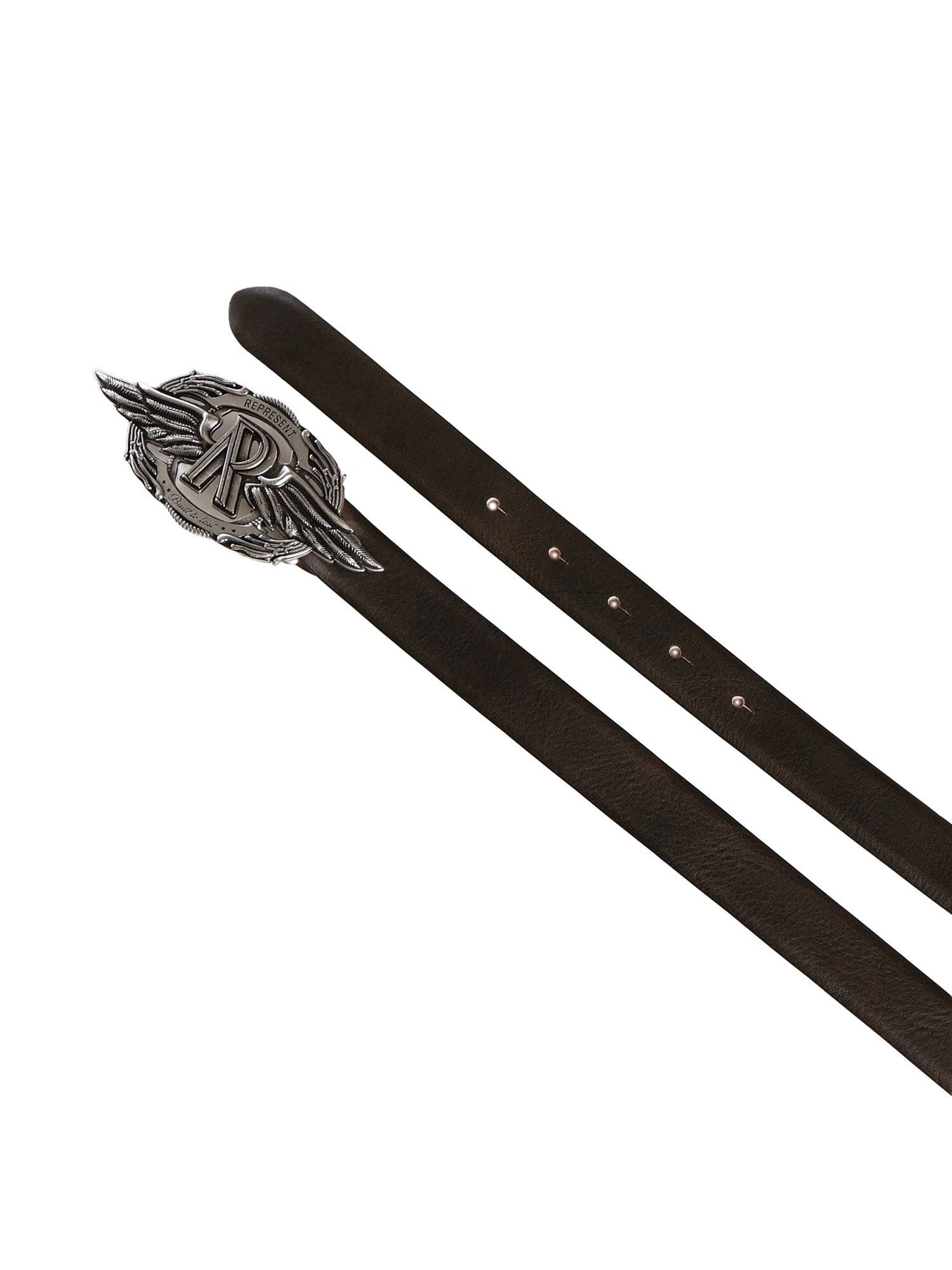Represent Belts Dark Brown Leather