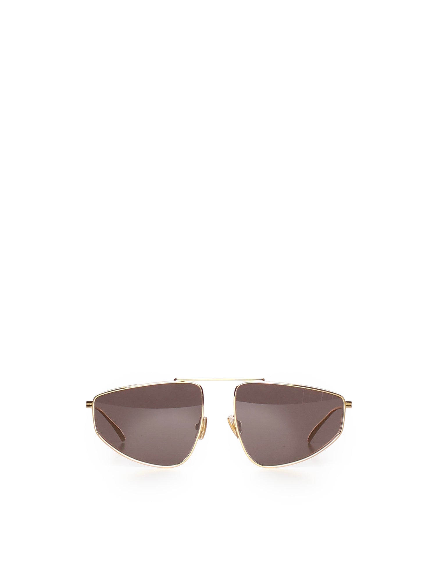 Bottega Veneta Sunglasses Gold-gold-grey Metal