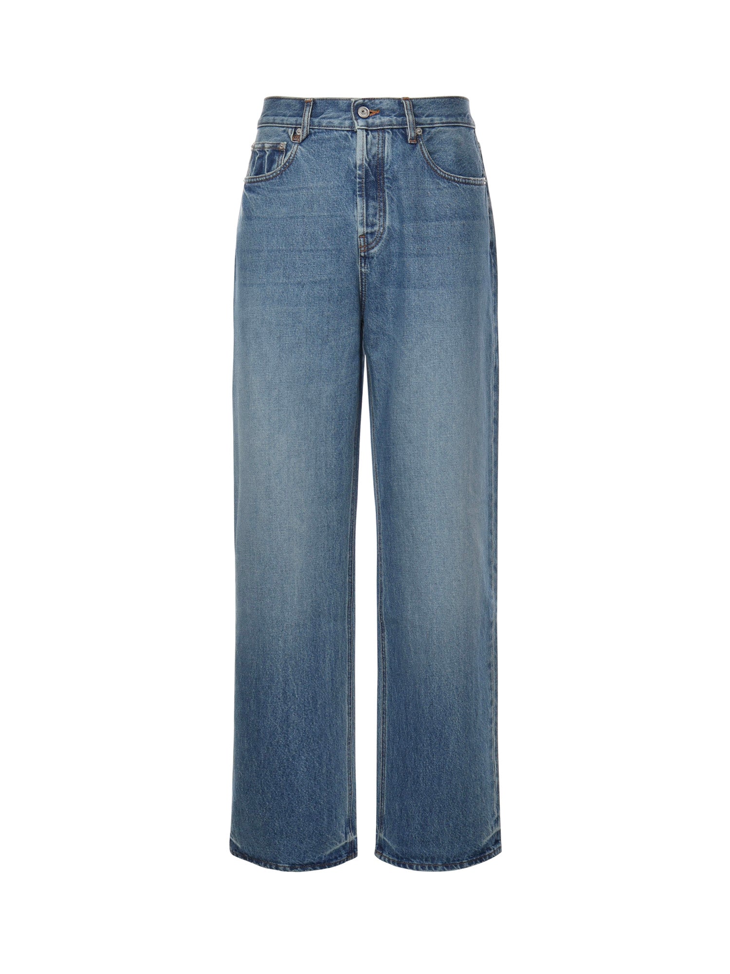 JACQUEMUS Jeans Blue/tabac Cotton