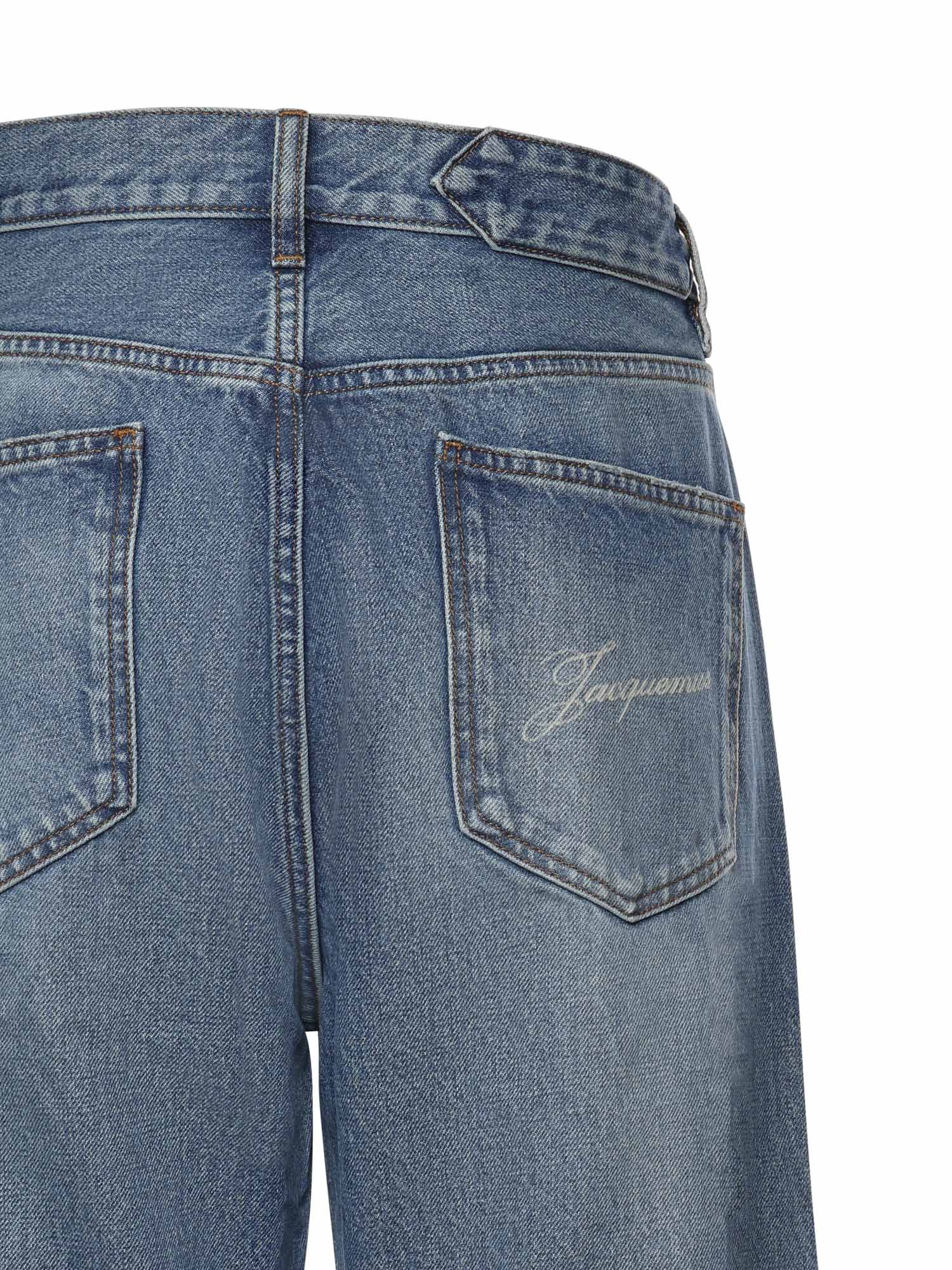 JACQUEMUS Jeans Blue/tabac Cotton