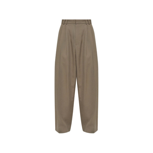 Wide-Leg Trousers Nicholson Brown Polyester