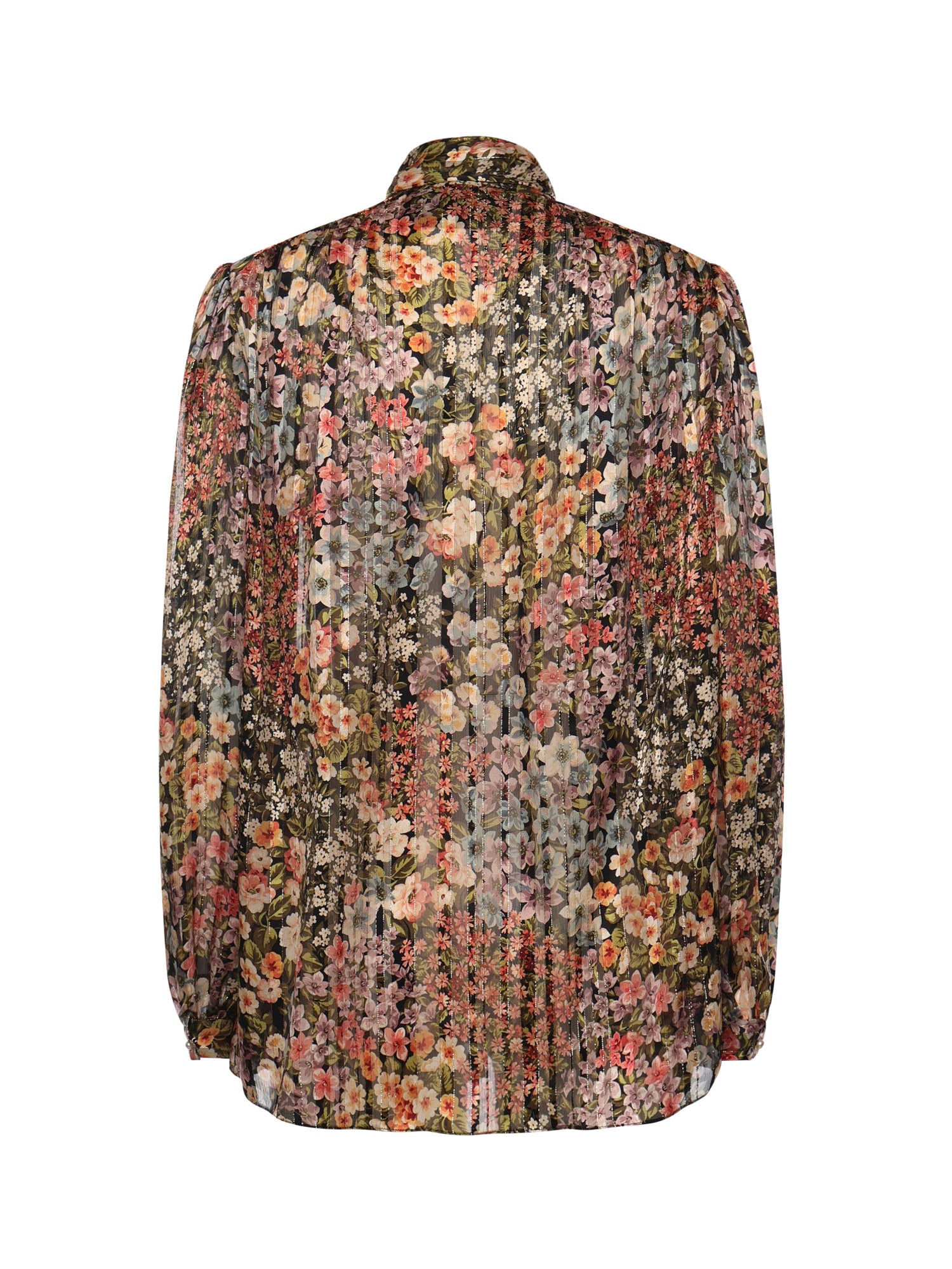 Valentino Garavani Shirts MultiColour Silk Metal Fiber