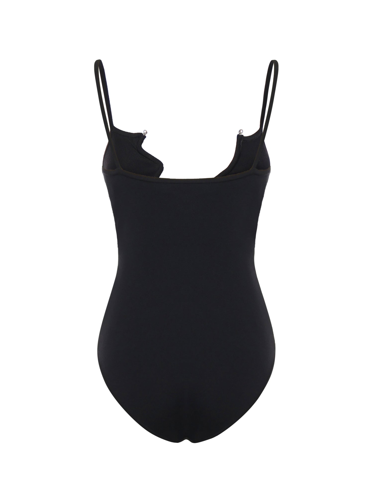 CHRISTOPHER ESBER Top Black Viscose Nylon