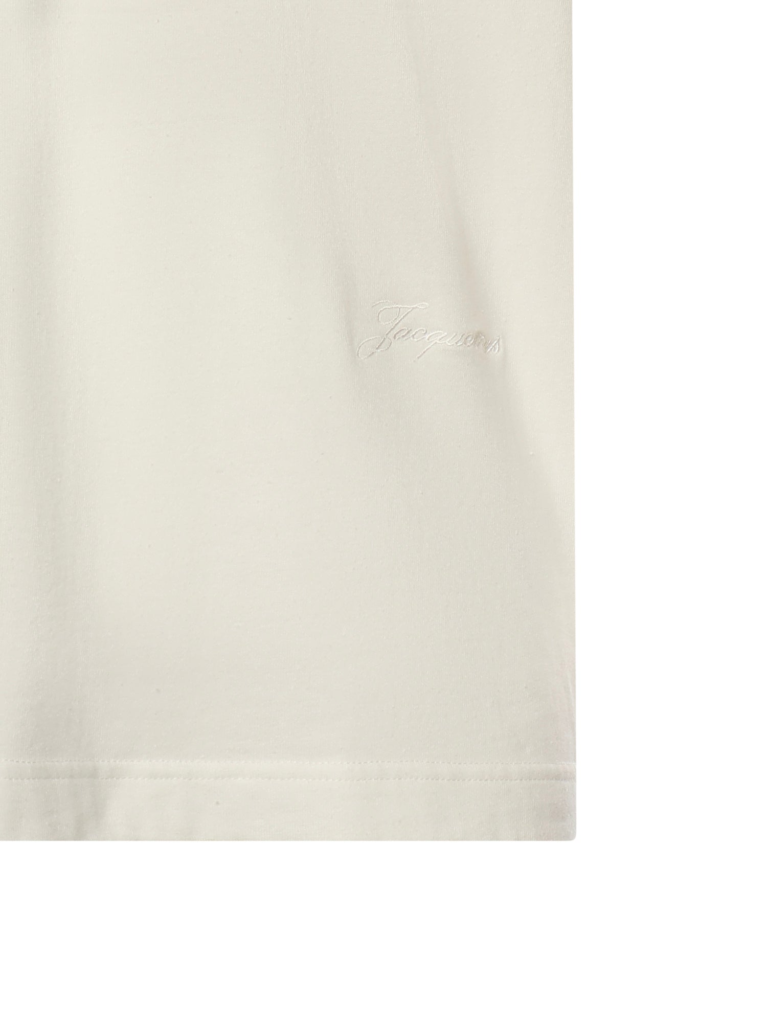 JACQUEMUS T-shirts and Polos Old Labels Photos Cotton Viscose Polyester