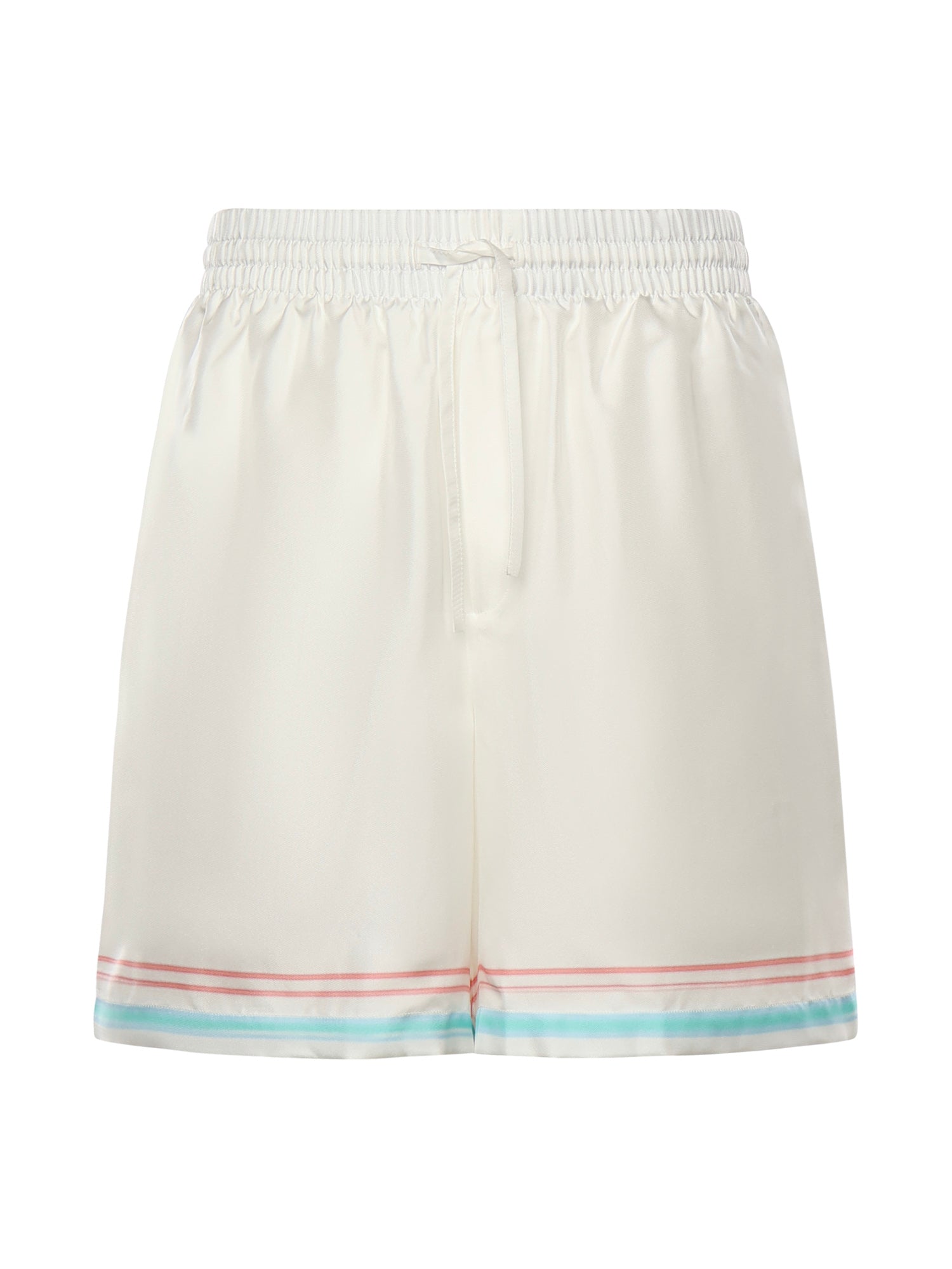 Casablanca Shorts White Silk
