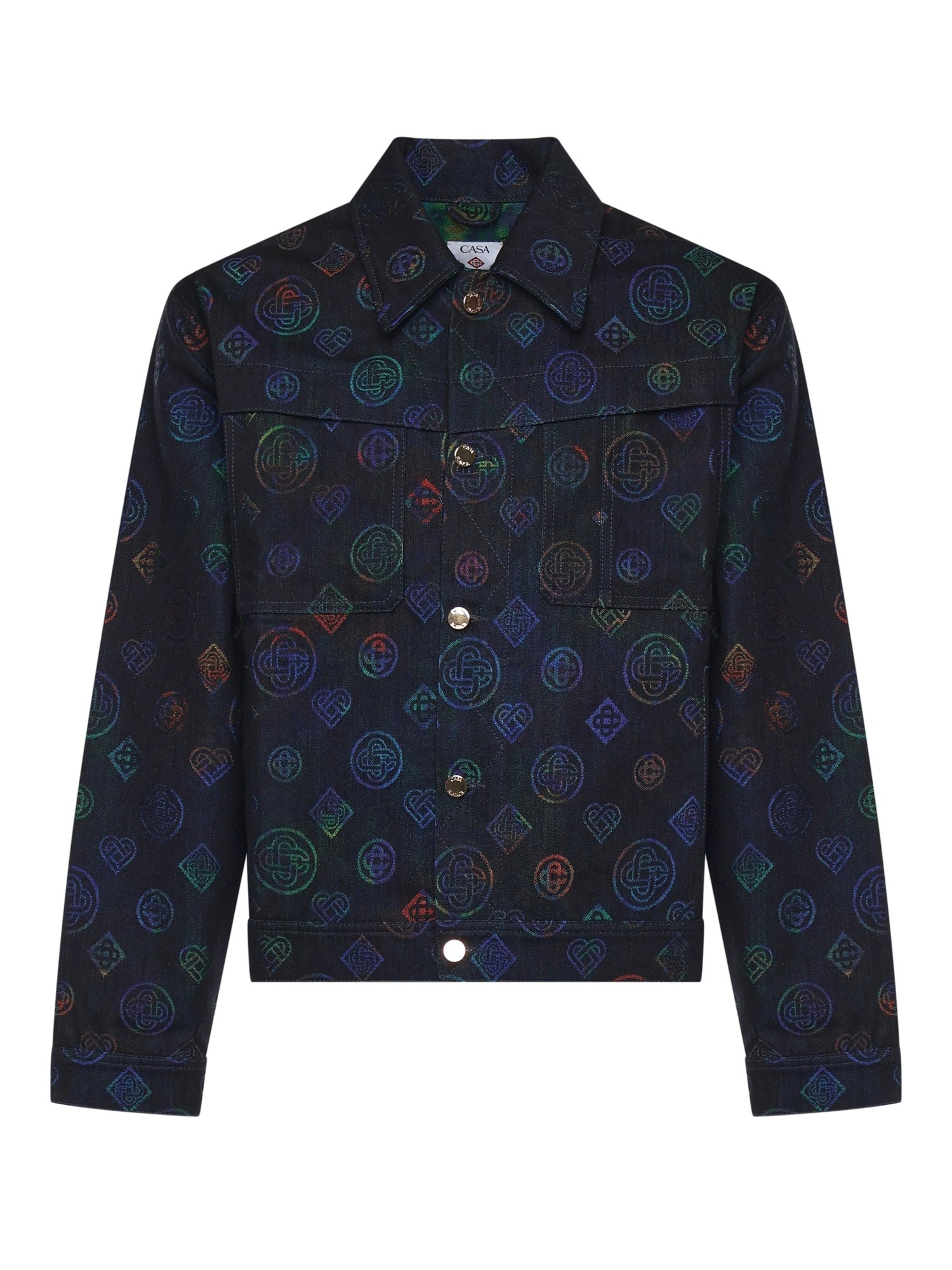 Casablanca Coats Blue Cotton