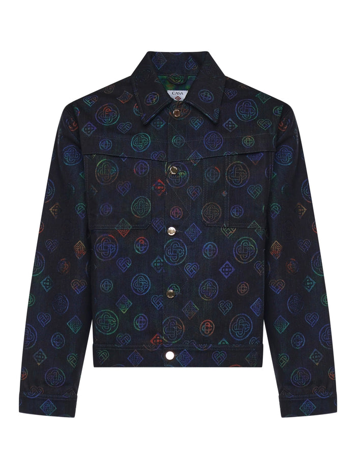 Casablanca Coats Blue Cotton