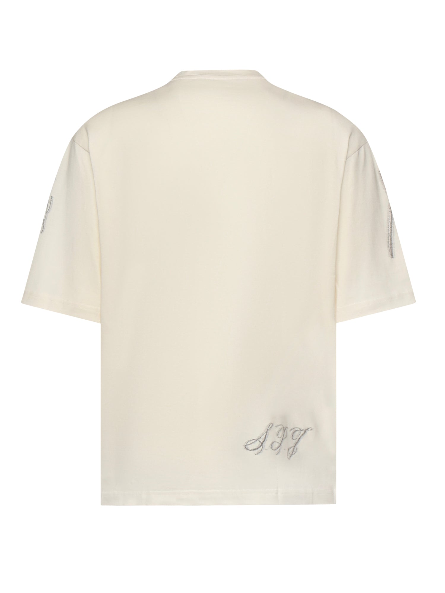 JACQUEMUS T-shirts and Polos Donkey Jacquard White Cotton