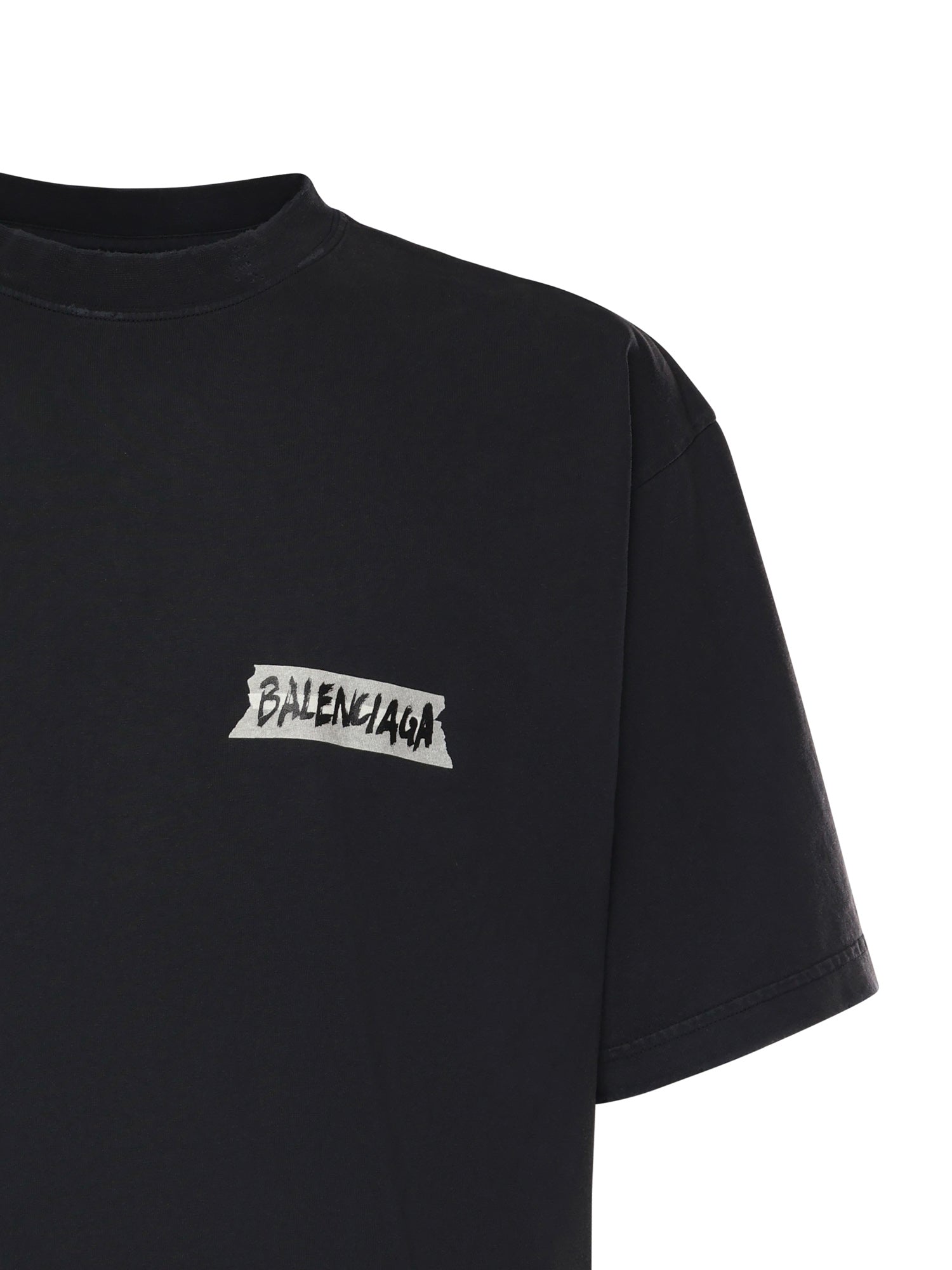 Balenciaga T-shirts and Polos Black Cotton