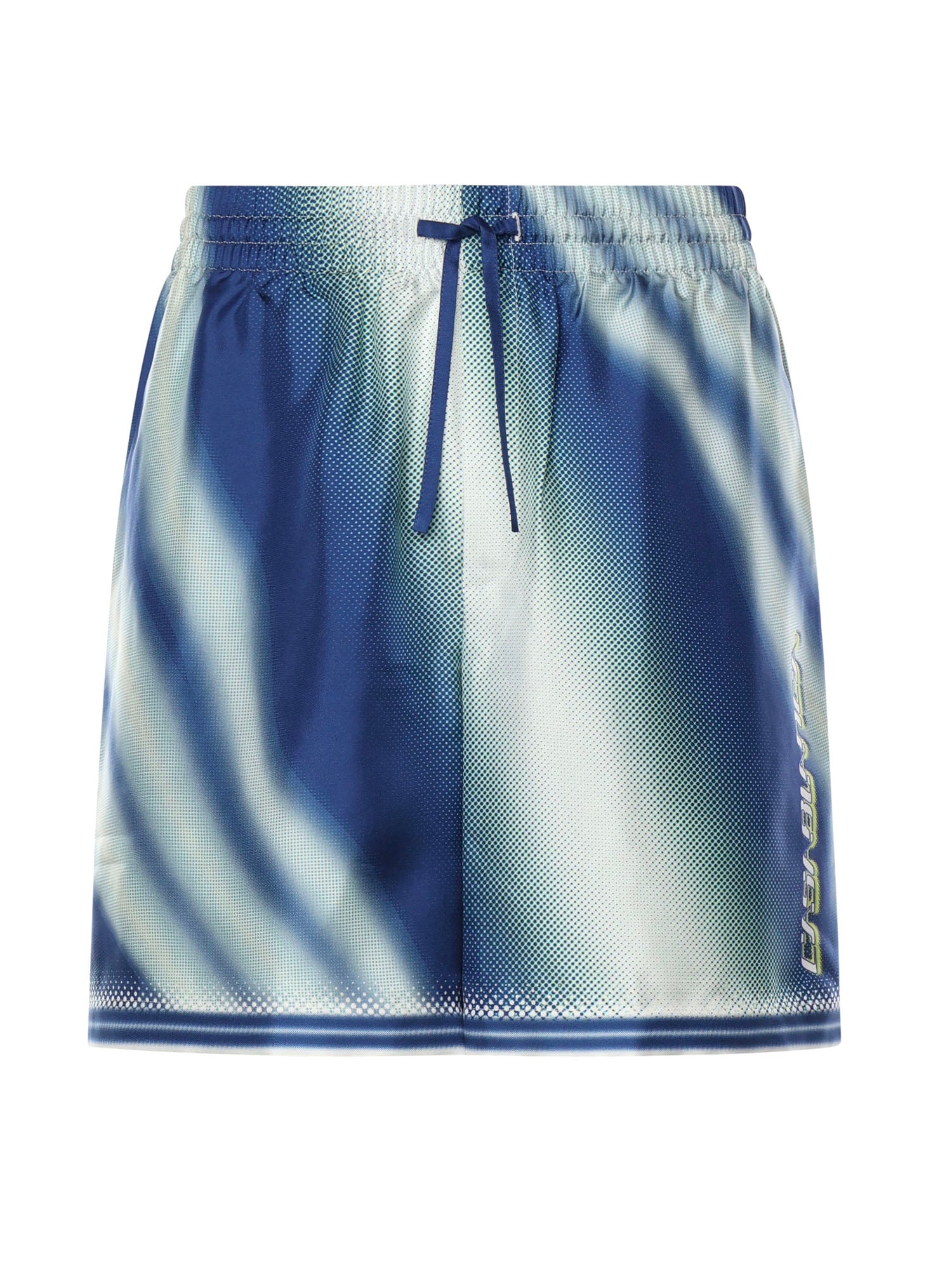 Casablanca Shorts Blue Silk