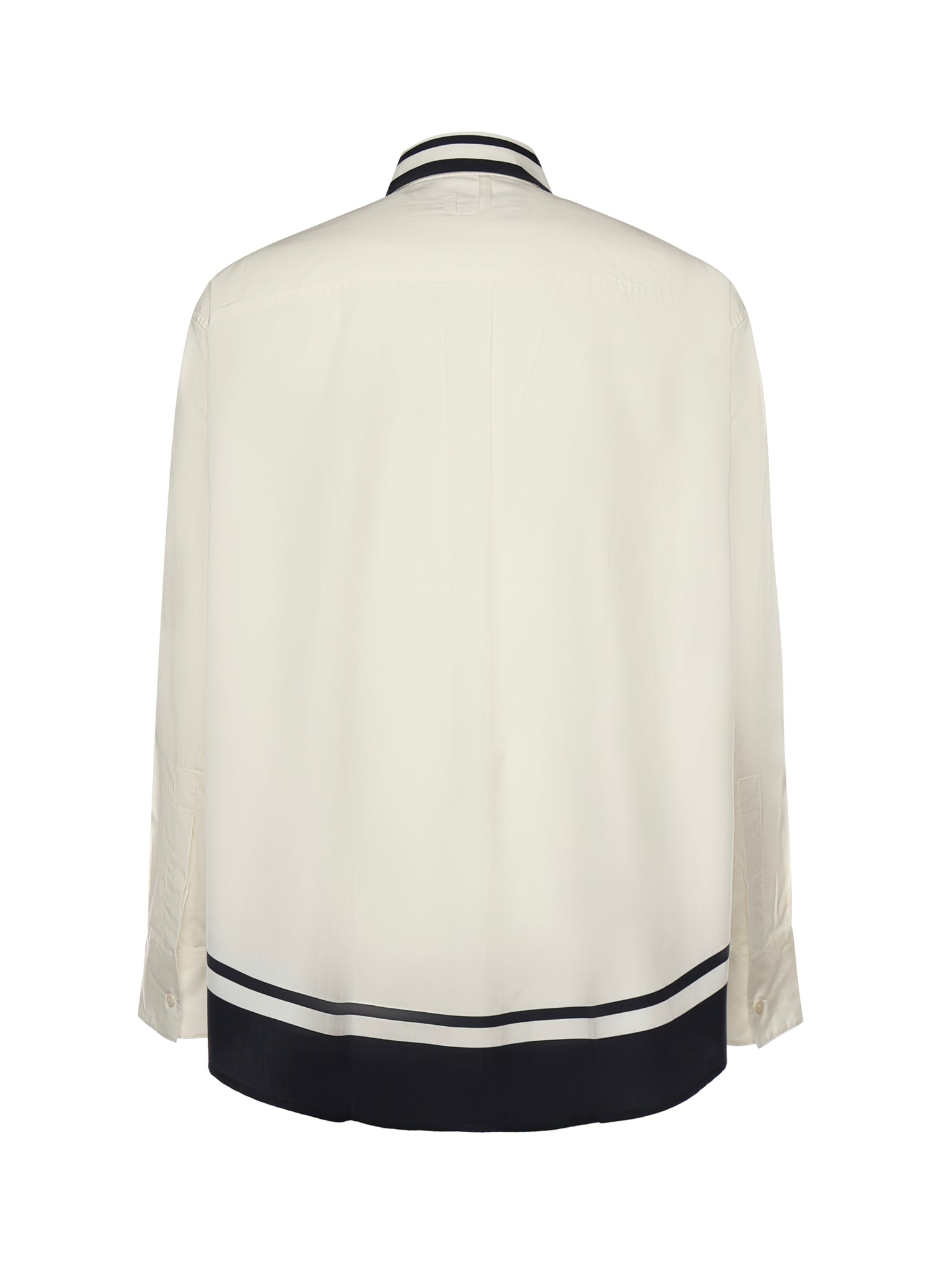 JACQUEMUS Shirts Blue Shovel Placement Cotton