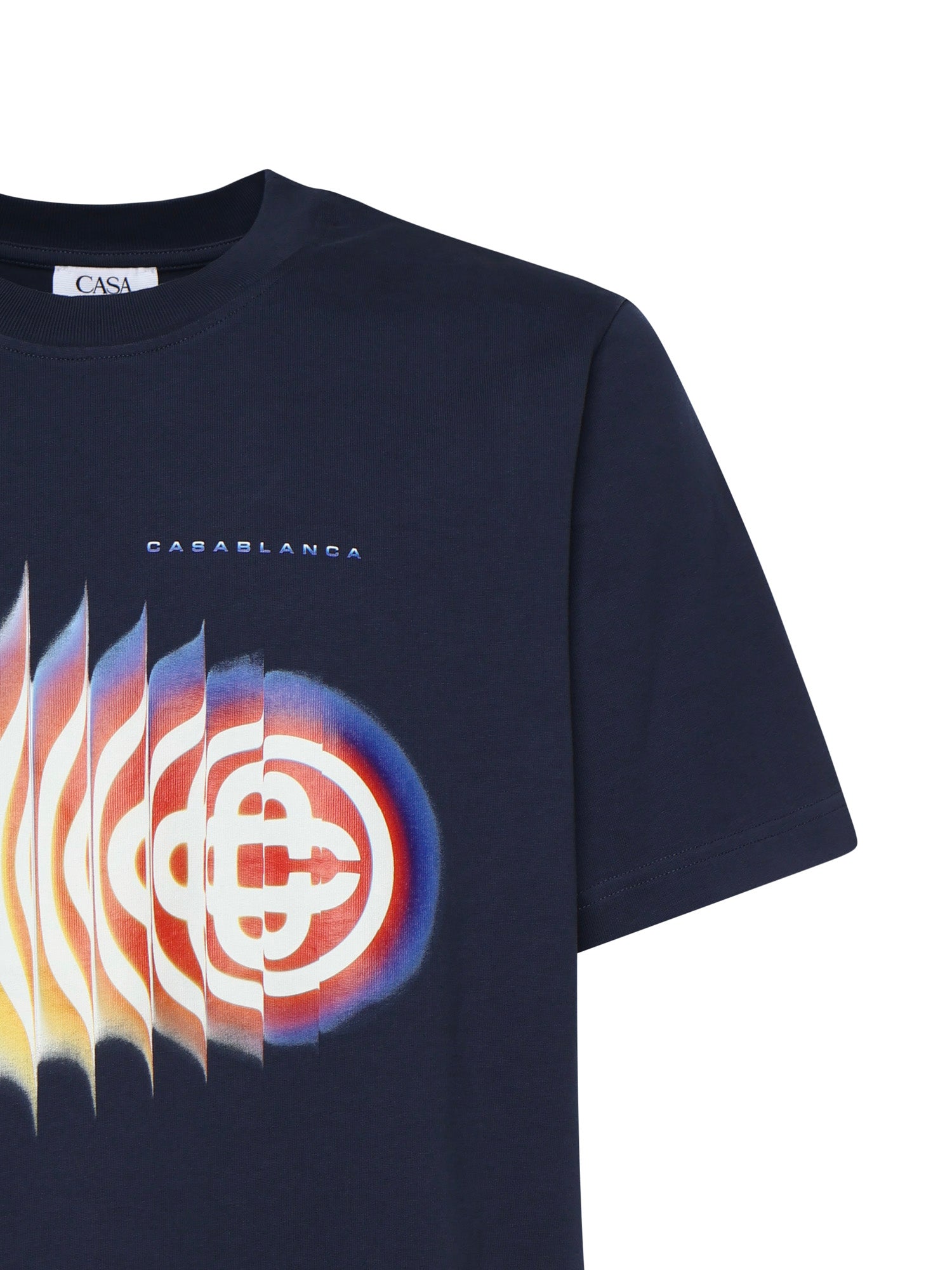 Casablanca T-shirts and Polos Blue Cotton