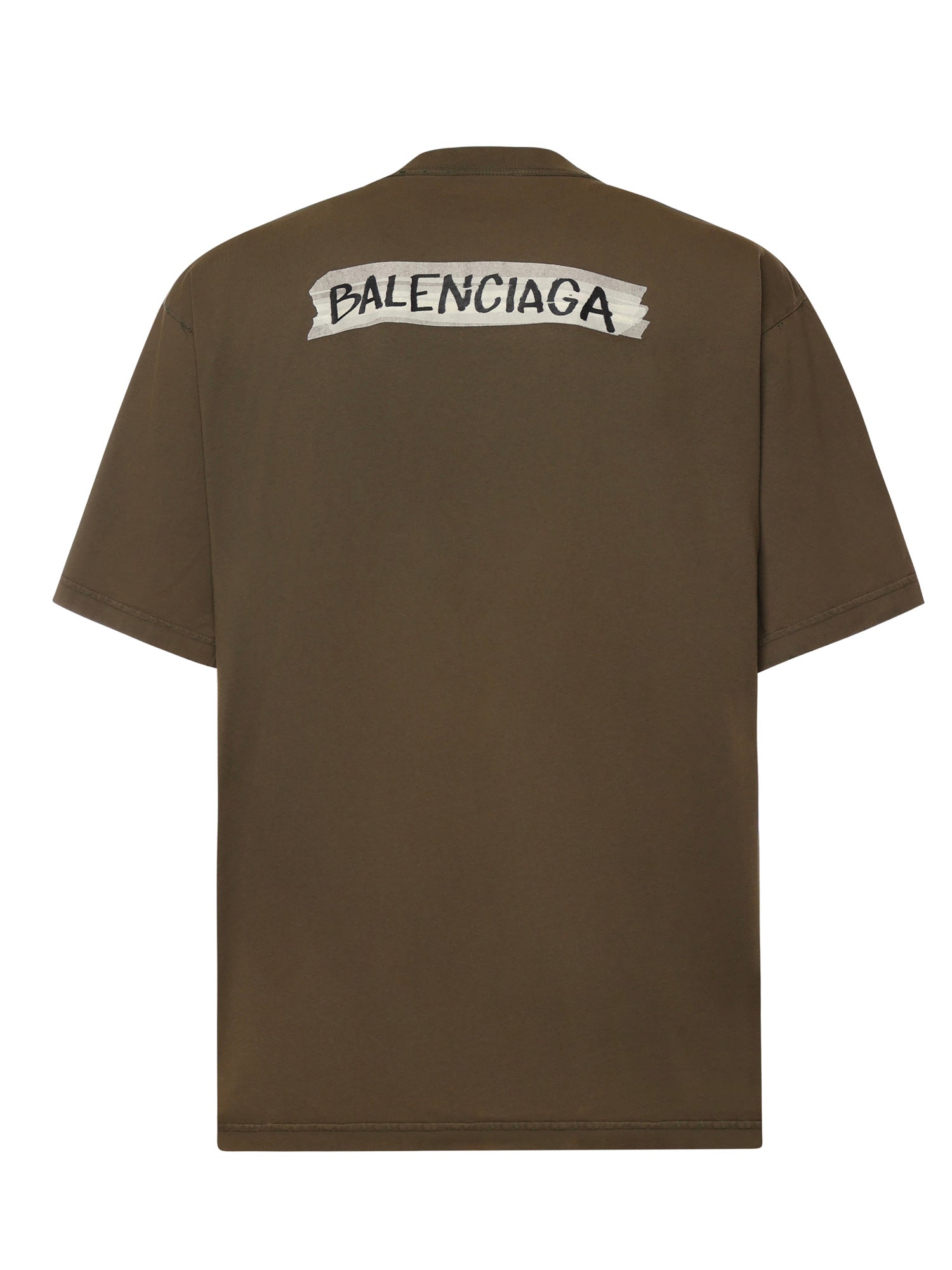 Balenciaga T-shirts and Polos Khaki Cotton