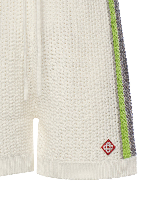 Casablanca Shorts White Cotton