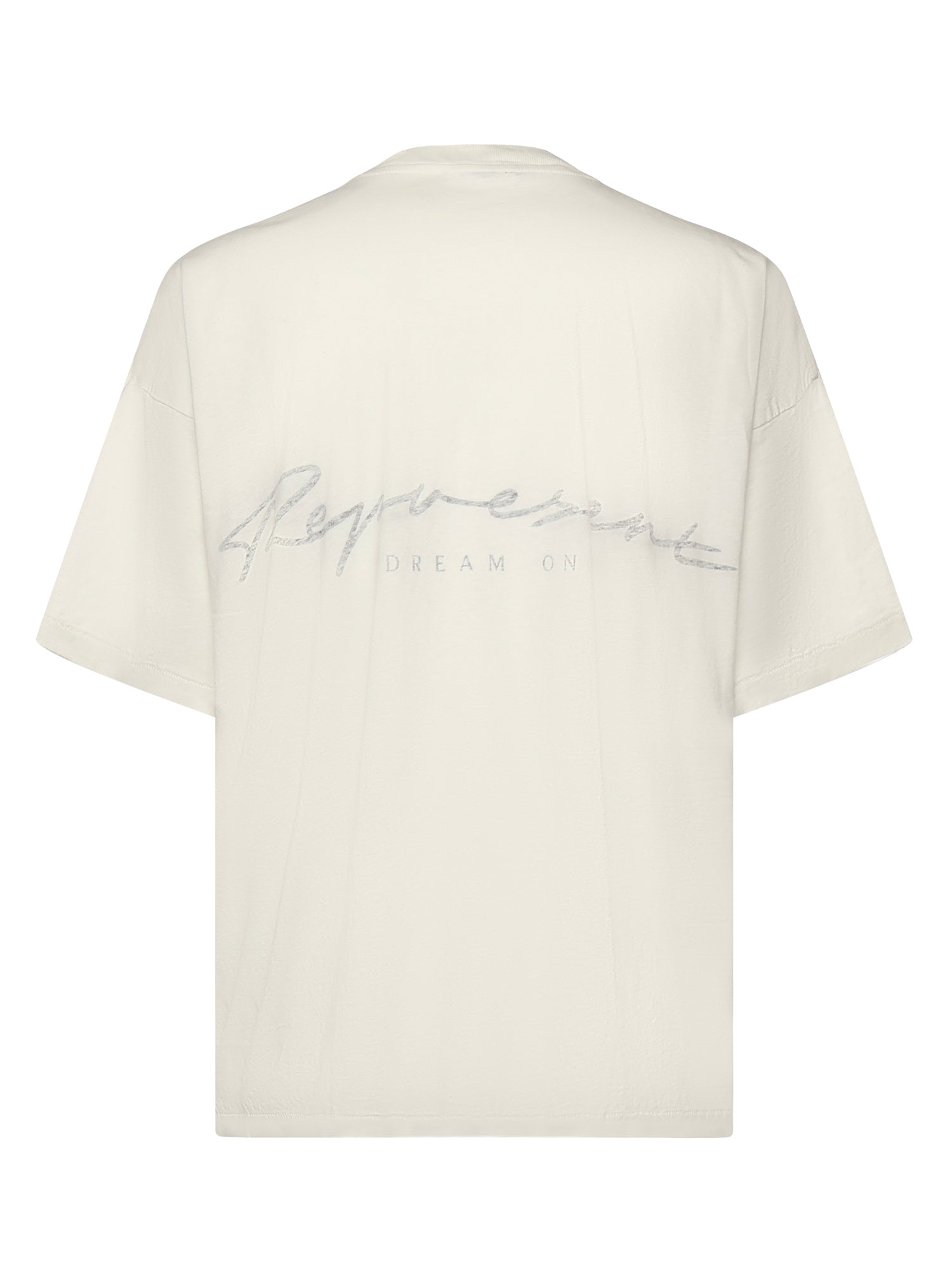 Represent T-shirts and Polos Flat White Cotton Hemp