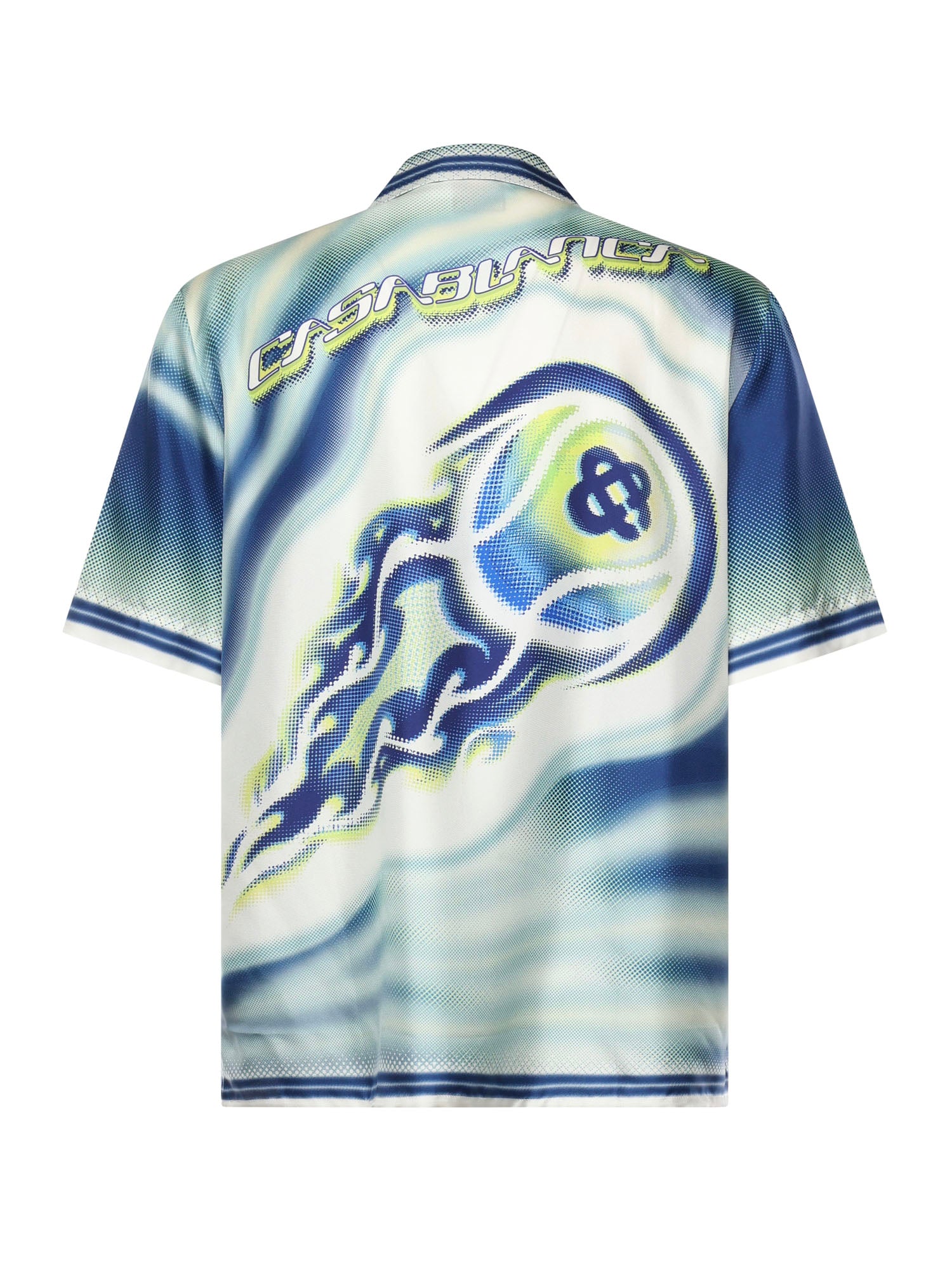 Casablanca Shirts Blue Silk
