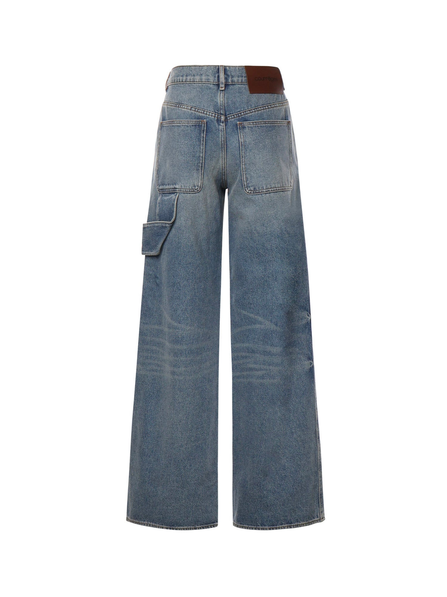 Courreges Jeans Denim Blue Cotton