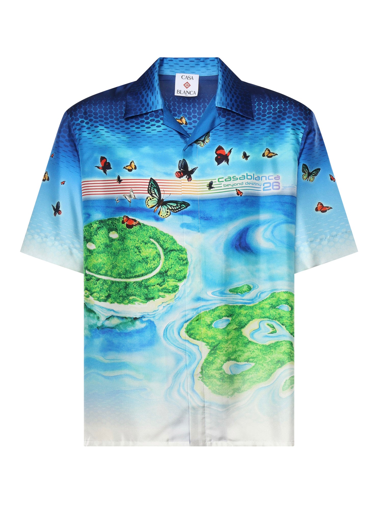Casablanca Shirts Red Silk