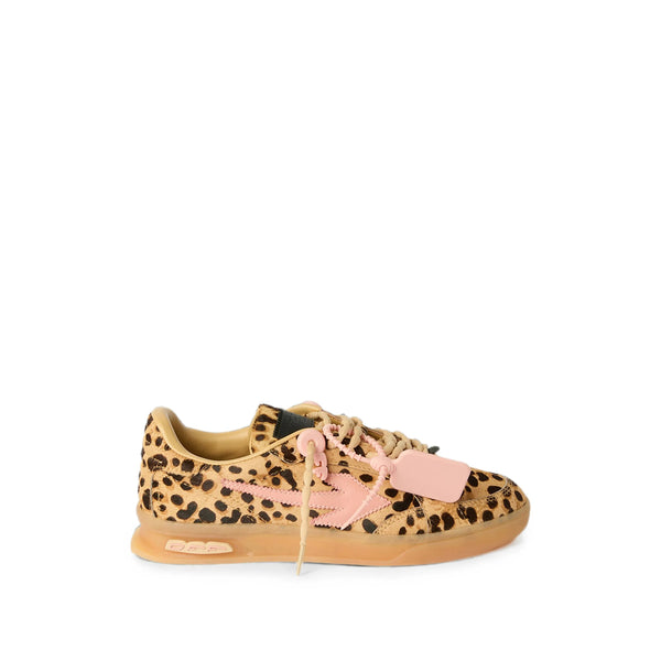 Sneakers Leopard Print Calf Leather Neutrals/black Pony Hair