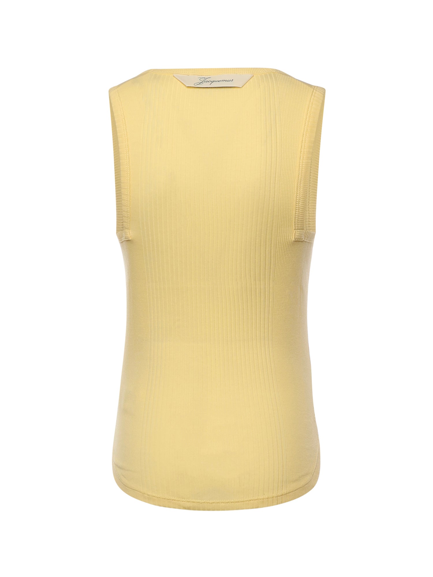 JACQUEMUS Top Light Yellow Cotton