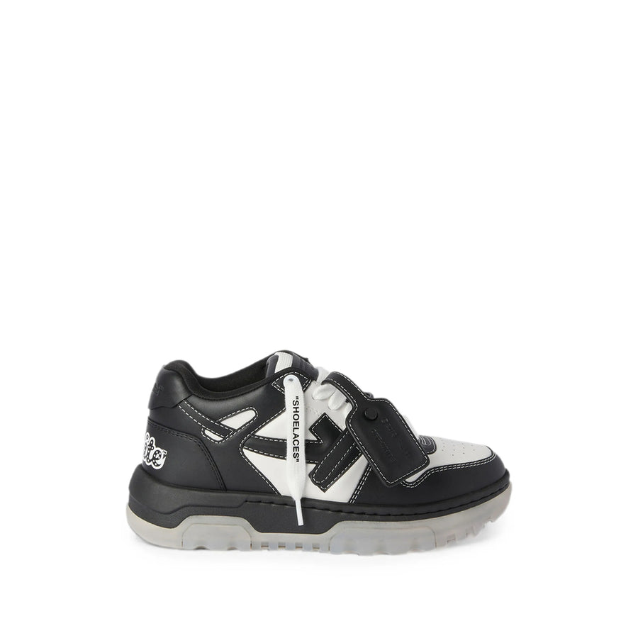 Sneakers Black-White Leather Black/white Outer: Calf