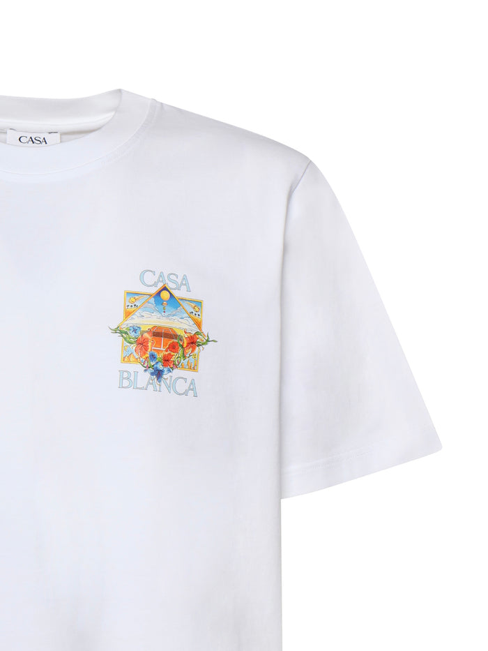 Casablanca T-shirts and Polos White Cotton