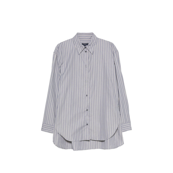 Grenade Stripe Cotton Shirt Blue/white