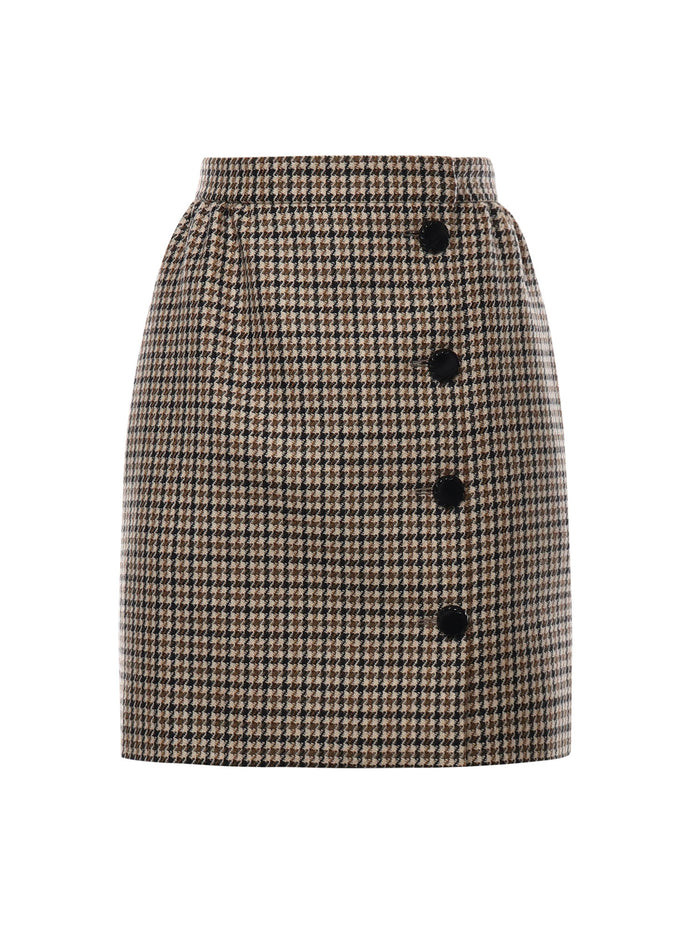 Valentino Garavani Skirts Beige, Black, Army Green, Ochr Virgin Wool
